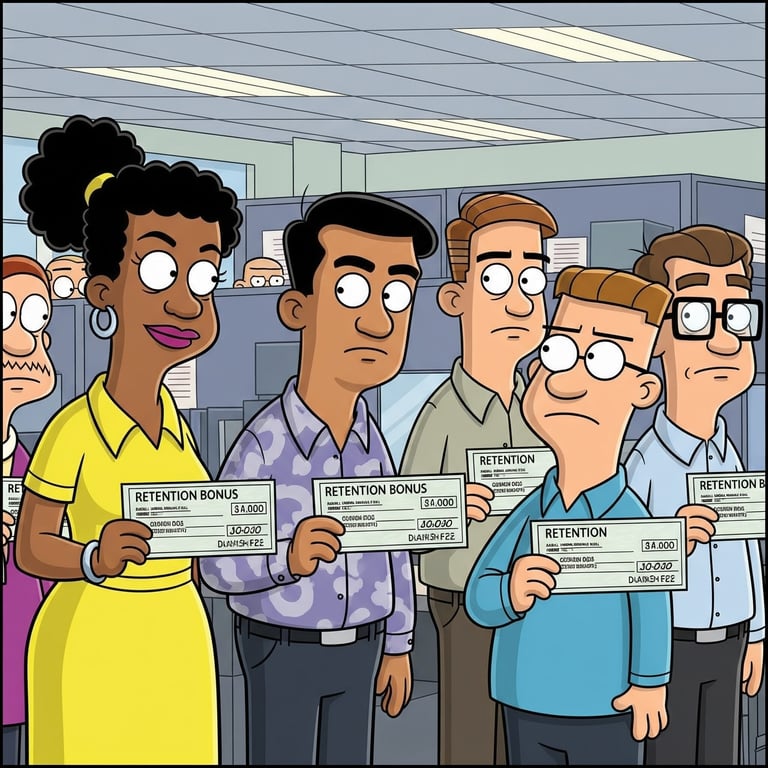 Retention Bonuses don't work