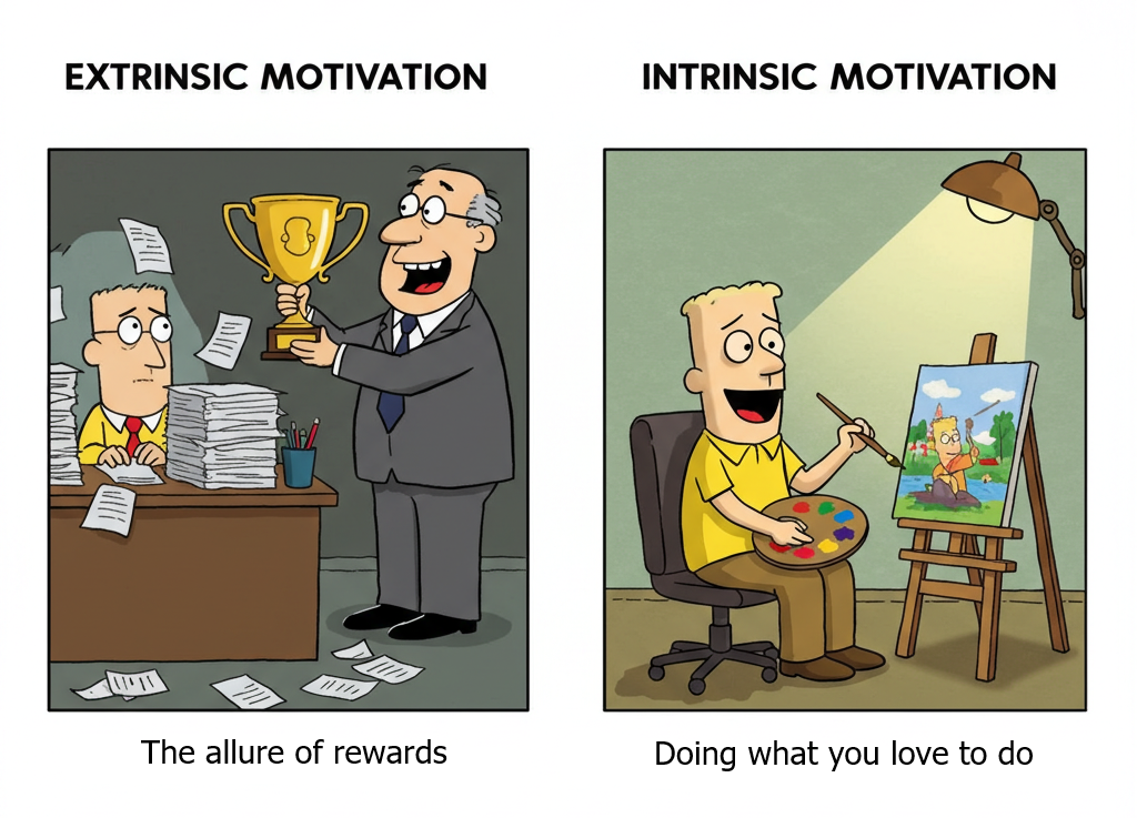 Extrinsic vs. Intrinsic Motivation in the workforce